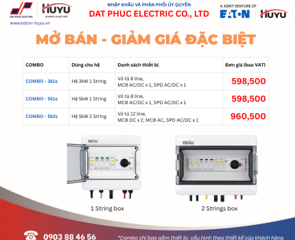 ĐIỆN ĐẠT PHÚC chính Thức Mở Bán Sản Phẩm Mới – Ưu Đãi Combo Giảm 30%